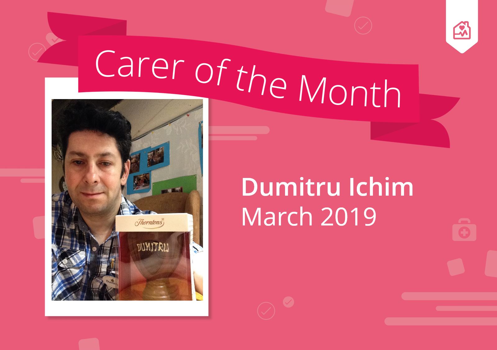 Carer of the month 2018 Debbie Jawo
