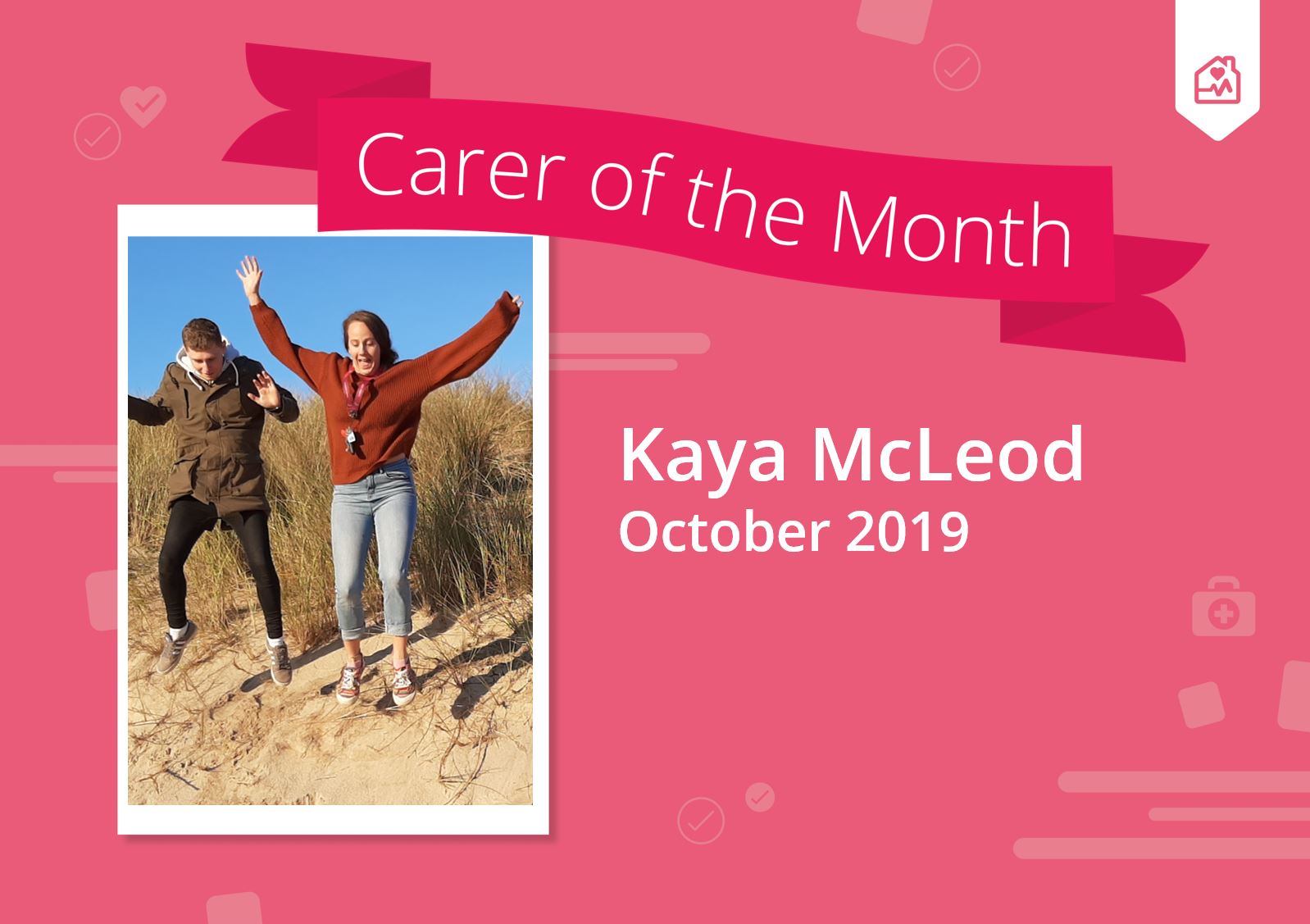 Carer of the month 2018 Debbie Jawo