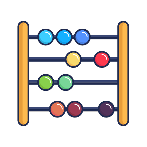 end-of-life abacus counter icon