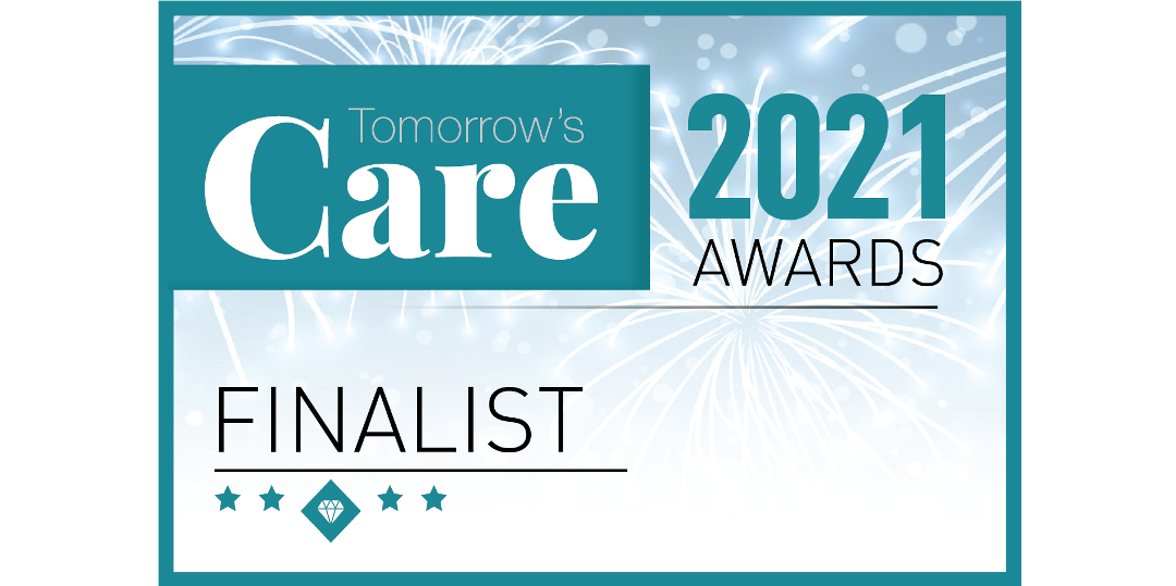 Presentation1 Log my Care is a finalist in the 2021 Tomorrow's Care Awards