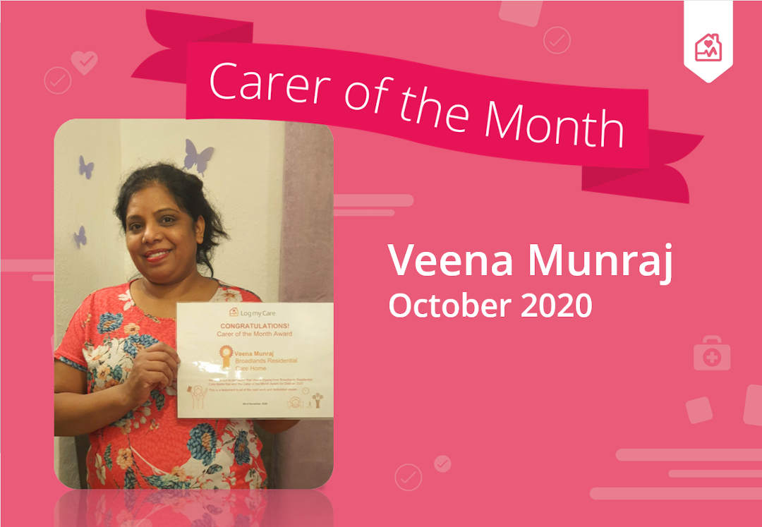 Veena-munraj Log my Care COTM October